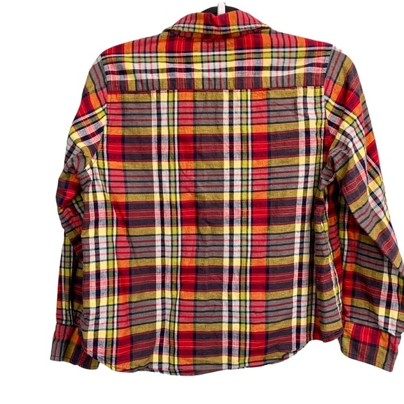 THE GREAT. The Cottage Plaid Button Down Shirt - Picture 4 of 7